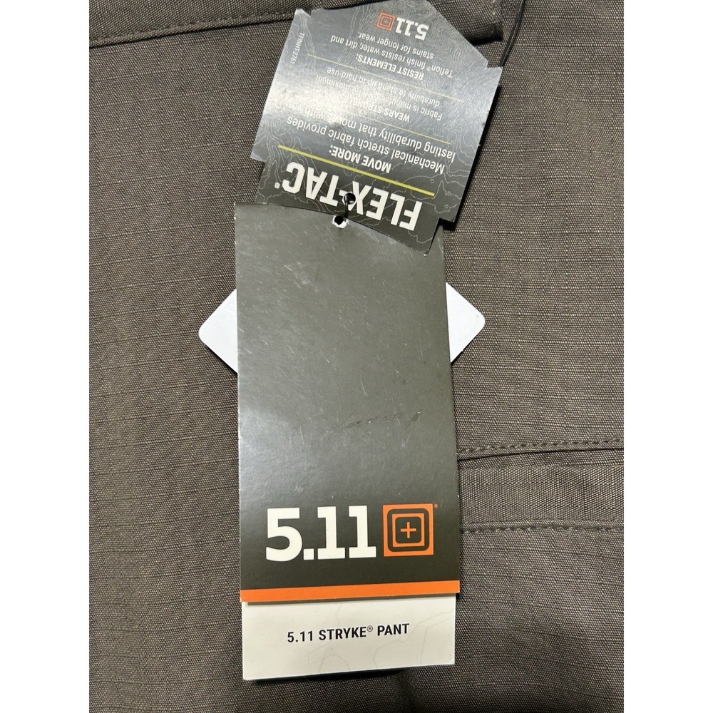 5.11 Tactical Stryke Pants Flex Unhemmed Mens 46 Green 74369L New - Picture 9 of 16